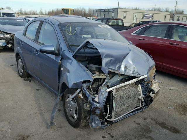 KL1TD56648B081327 - 2008 CHEVROLET AVEO BASE BLUE photo 1