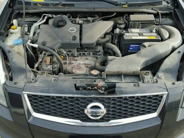 3N1BB61E98L653699 - 2008 NISSAN SENTRA SE- BLACK photo 7