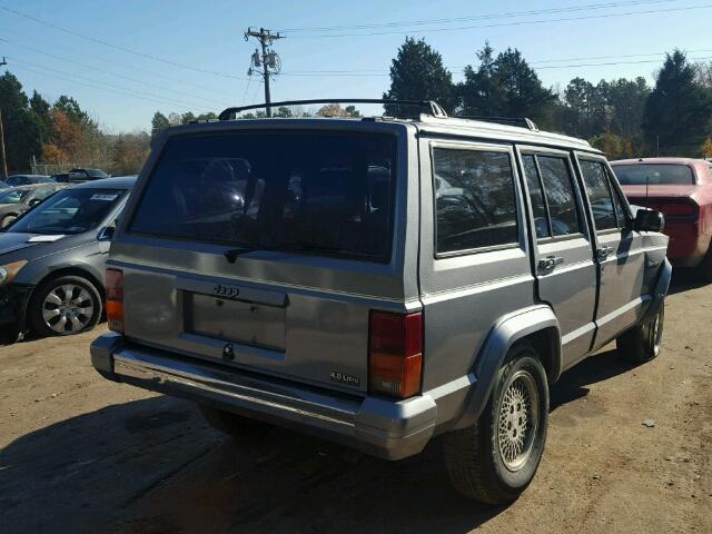 1J4FJ78S7RL208310 - 1994 JEEP CHEROKEE C GRAY photo 4