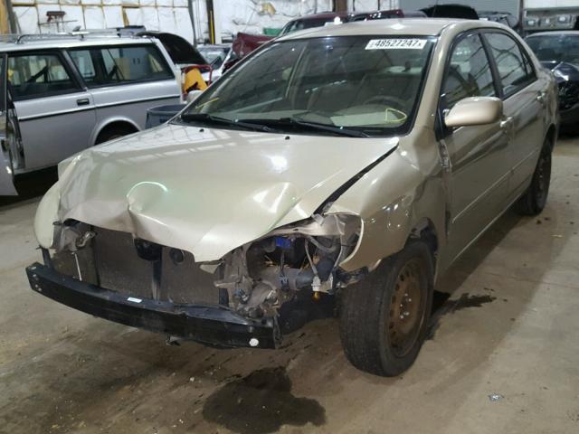 1NXBR32E66Z634189 - 2006 TOYOTA COROLLA CE TAN photo 2