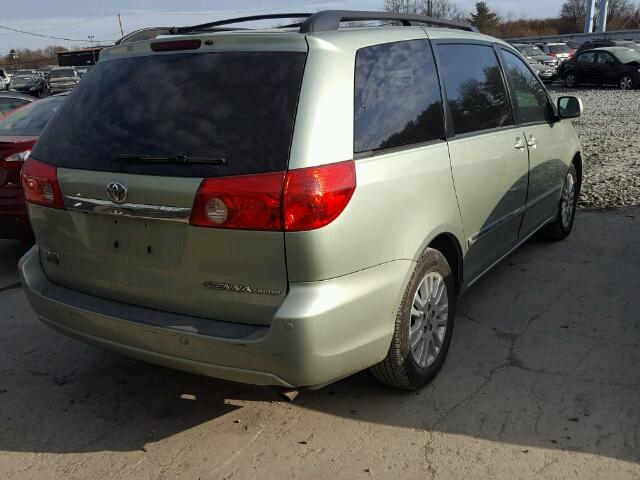 5TDYK4CC1AS295473 - 2010 TOYOTA SIENNA XLE GREEN photo 4