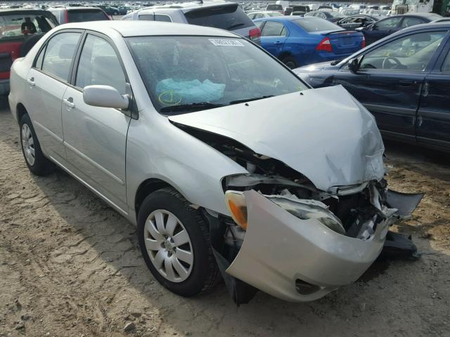 2T1BR32E73C049800 - 2003 TOYOTA COROLLA CE SILVER photo 1