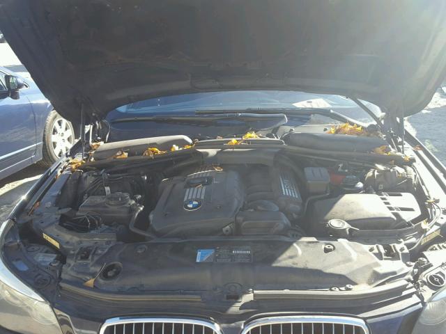 WBANV13548BZ48225 - 2008 BMW 528 XI BLUE photo 7