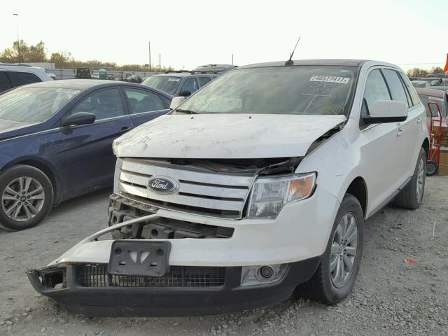 2FMDK39C39BA81481 - 2009 FORD EDGE LIMIT WHITE photo 2