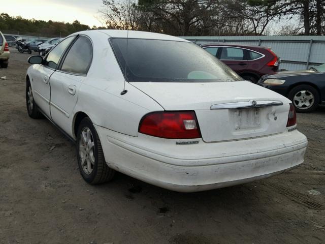 1MEFM55S4YA623244 - 2000 MERCURY SABLE LS P WHITE photo 3