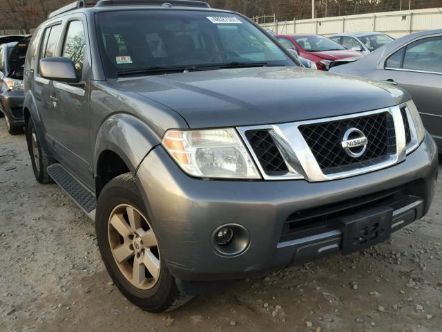 5N1AR18B78C647572 - 2008 NISSAN PATHFINDER GRAY photo 1