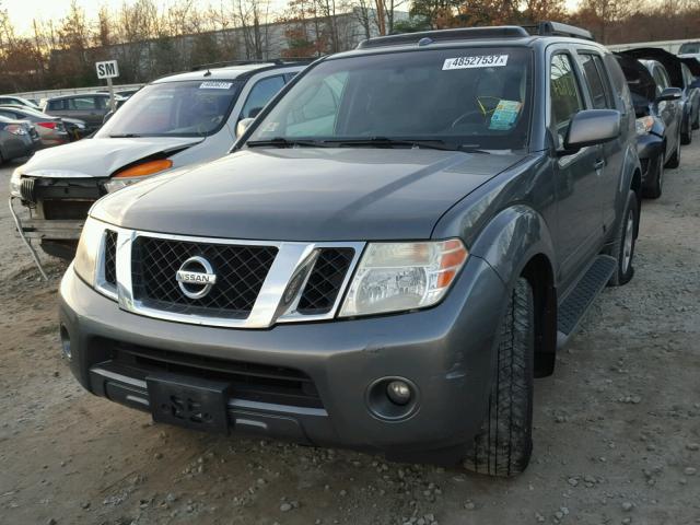 5N1AR18B78C647572 - 2008 NISSAN PATHFINDER GRAY photo 2