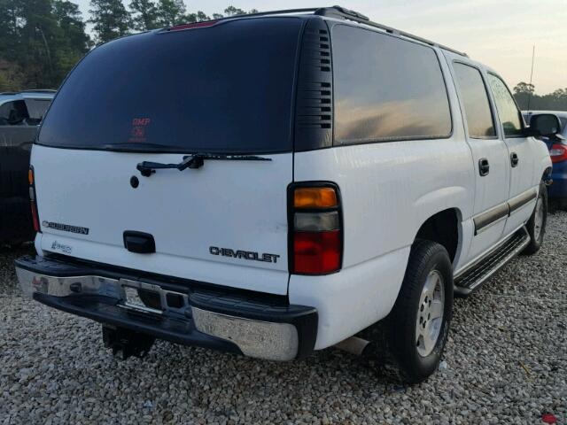 1GNEC16Z44J184763 - 2004 CHEVROLET SUBURBAN C WHITE photo 4