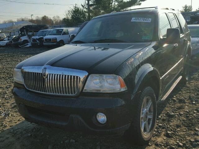 5LMEU88H75ZJ34342 - 2005 LINCOLN AVIATOR BLACK photo 2