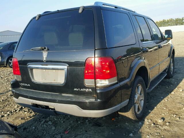 5LMEU88H75ZJ34342 - 2005 LINCOLN AVIATOR BLACK photo 4