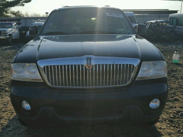 5LMEU88H75ZJ34342 - 2005 LINCOLN AVIATOR BLACK photo 9