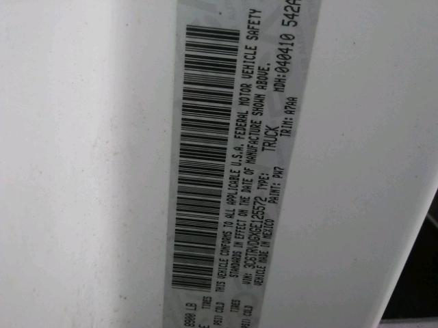 3C6TRVDGXGE125572 - 2016 RAM PROMASTER 白色 照片 10