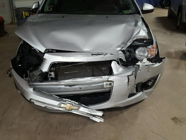 1G1JC6SH1C4137956 - 2012 CHEVROLET SONIC LT SILVER photo 7