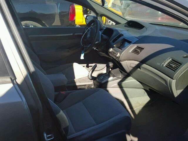 2HGFA16896H511173 - 2006 HONDA CIVIC EX GRAY photo 5