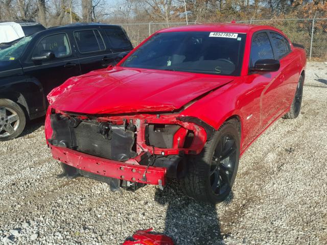 2C3CDXCTXGH258388 - 2016 DODGE CHARGER R/ RED photo 2