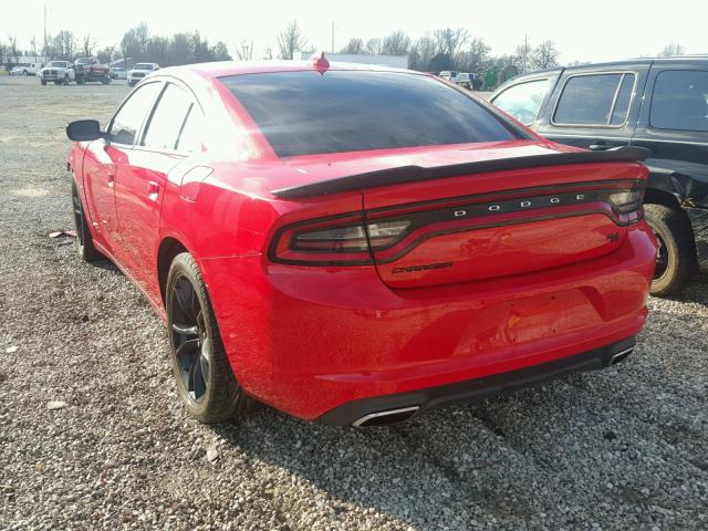 2C3CDXCTXGH258388 - 2016 DODGE CHARGER R/ RED photo 3