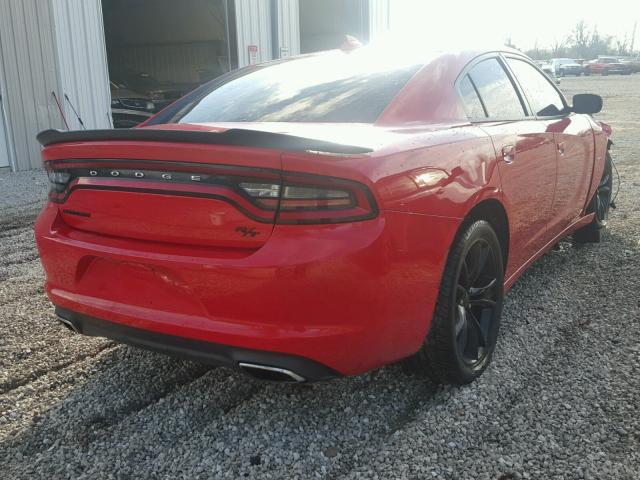 2C3CDXCTXGH258388 - 2016 DODGE CHARGER R/ RED photo 4