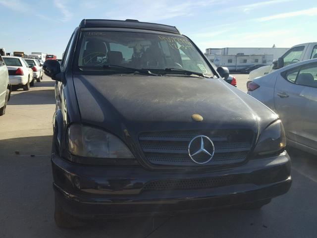 4JGAB72E1YA192174 - 2000 MERCEDES-BENZ ML 430 BLACK photo 9