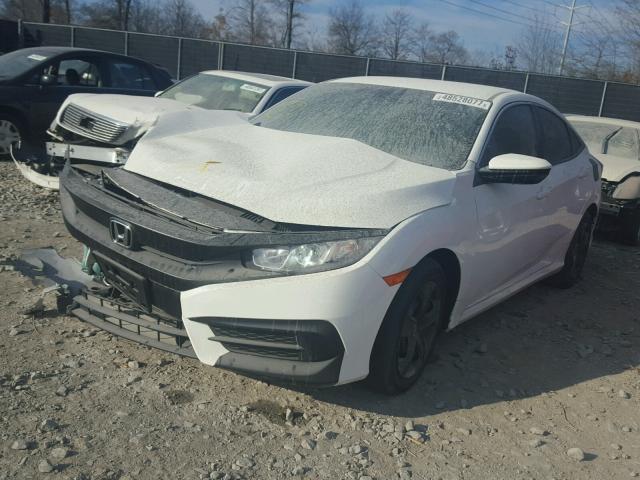 19XFC2F54HE014826 - 2017 HONDA CIVIC LX WHITE photo 2