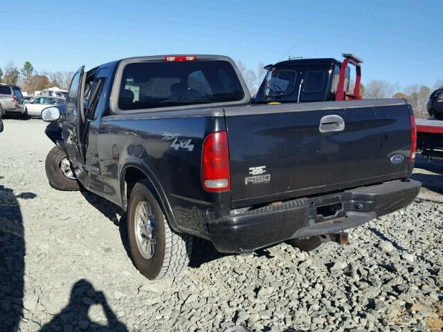 2FTRX18L93CA95601 - 2003 FORD F150 BLACK photo 3