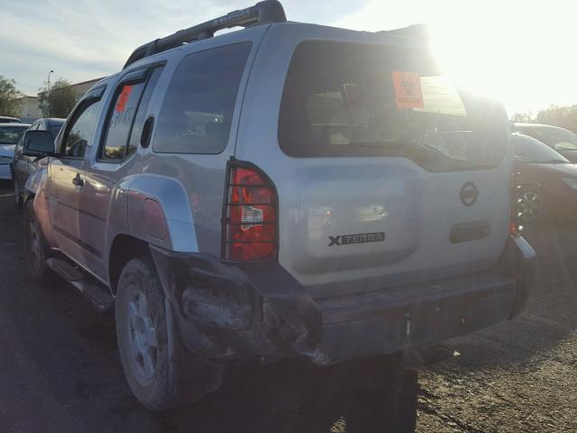 5N1AN08UX8C514957 - 2008 NISSAN XTERRA OFF SILVER photo 3