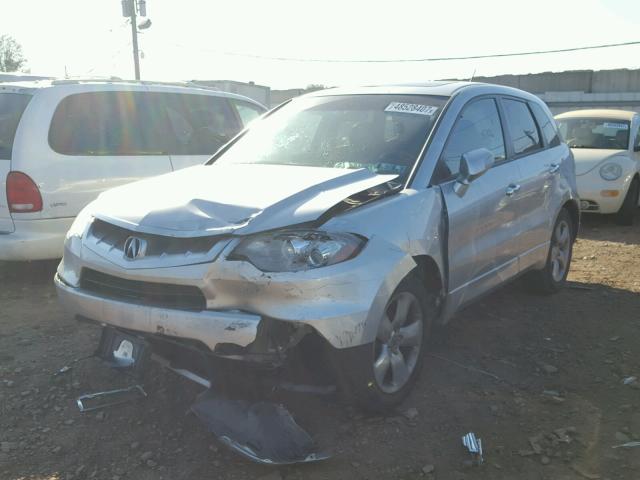 5J8TB18588A013843 - 2008 ACURA RDX TECHNO SILVER photo 2