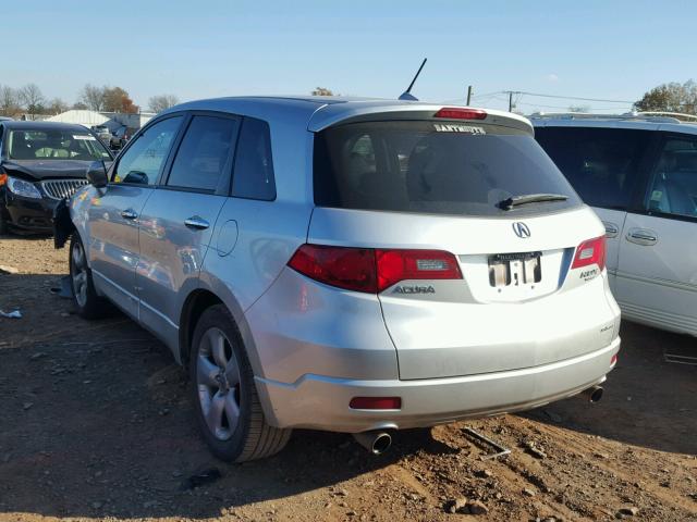 5J8TB18588A013843 - 2008 ACURA RDX TECHNO SILVER photo 3