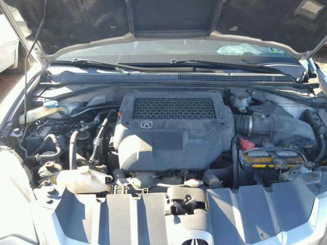 5J8TB18588A013843 - 2008 ACURA RDX TECHNO SILVER photo 7