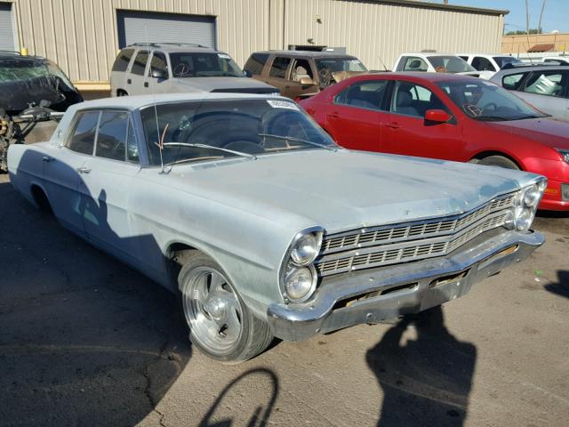 7N66C131624 - 1967 FORD LTD BLUE photo 1