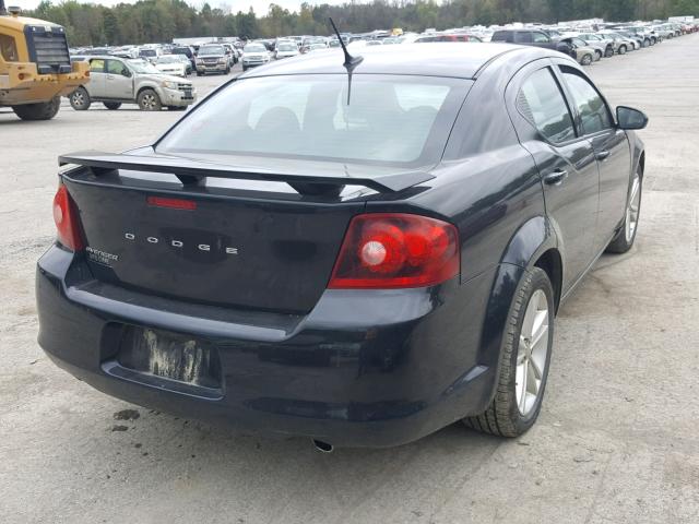 1B3BD1FG5BN544718 - 2011 DODGE AVENGER MA BLACK photo 4