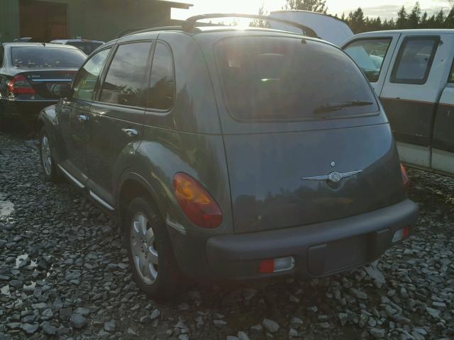 3C4FY48B43T602617 - 2003 CHRYSLER PT CRUISER GREEN photo 3