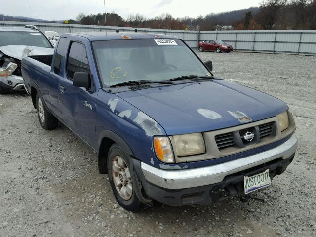 1N6DD26S5YC338835 - 2000 NISSAN FRONTIER K BLUE photo 1