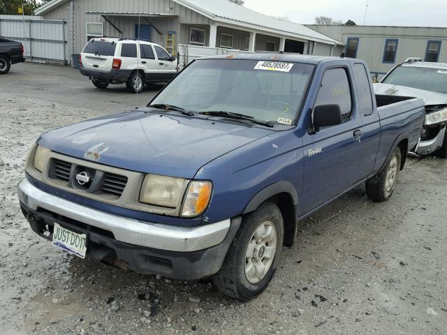 1N6DD26S5YC338835 - 2000 NISSAN FRONTIER K BLUE photo 2