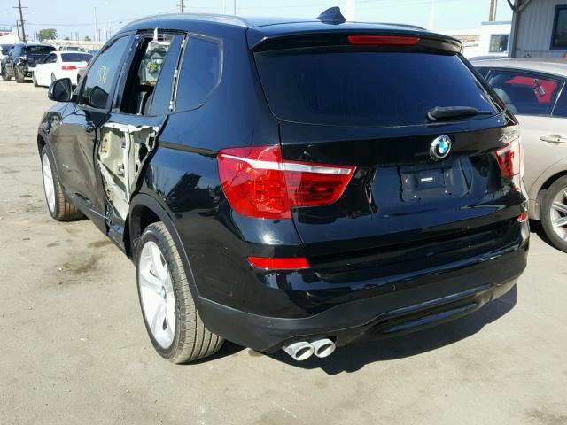 5UXWZ7C39H0X40686 - 2017 BMW X3 SDRIVE2 BLACK photo 3
