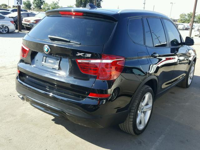 5UXWZ7C39H0X40686 - 2017 BMW X3 SDRIVE2 BLACK photo 4