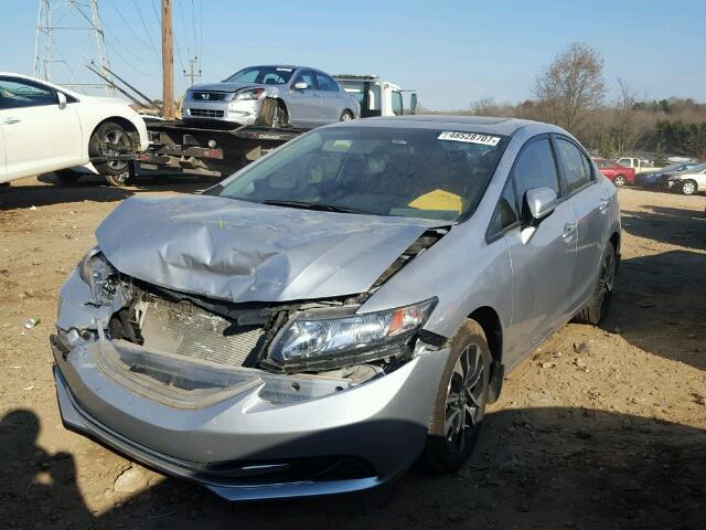 19XFB2F87EE010455 - 2014 HONDA CIVIC EX SILVER photo 2