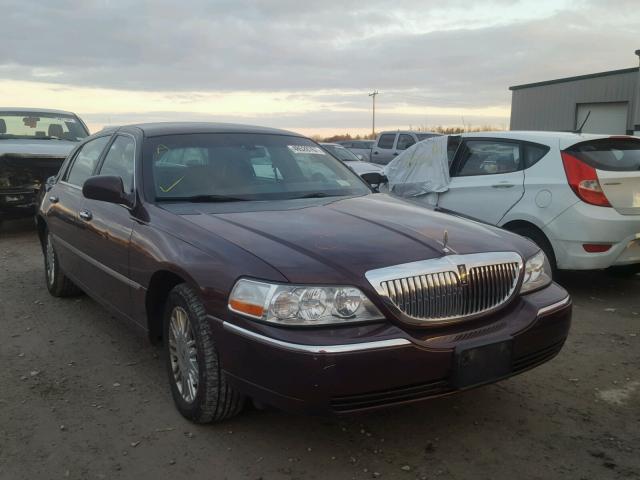 2LNHM82V79X601382 - 2009 LINCOLN TOWN CAR S MAROON photo 1