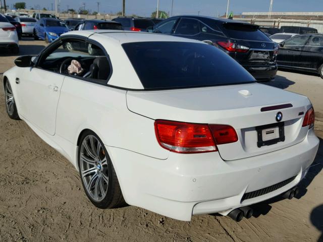 WBSWL93558P330628 - 2008 BMW M3 WHITE photo 3