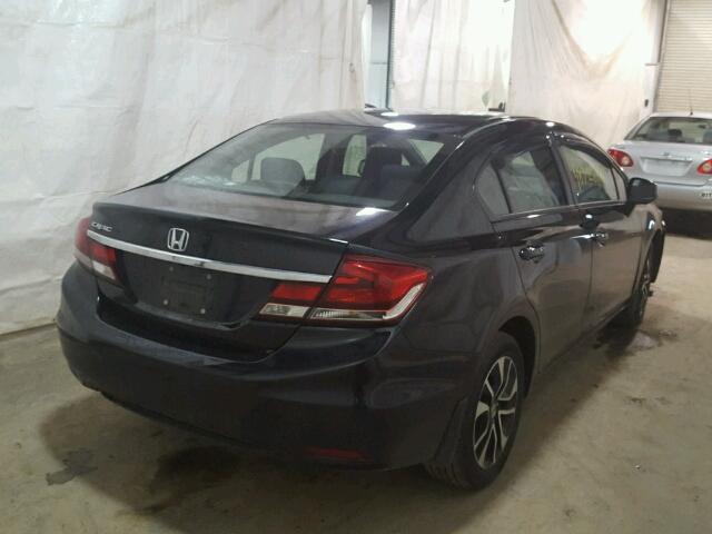 2HGFB2F87DH530613 - 2013 HONDA CIVIC EX BLACK photo 4