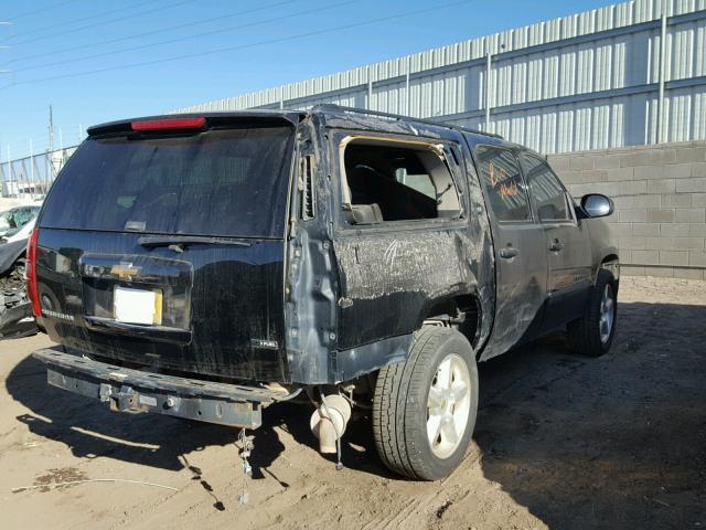 3GNFK16348G112018 - 2008 CHEVROLET SUBURBAN K BLACK photo 4