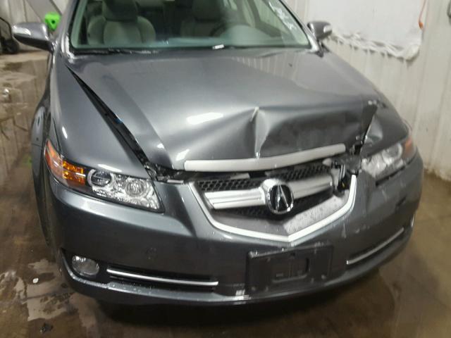 19UUA66268A005558 - 2008 ACURA TL GRAY photo 9