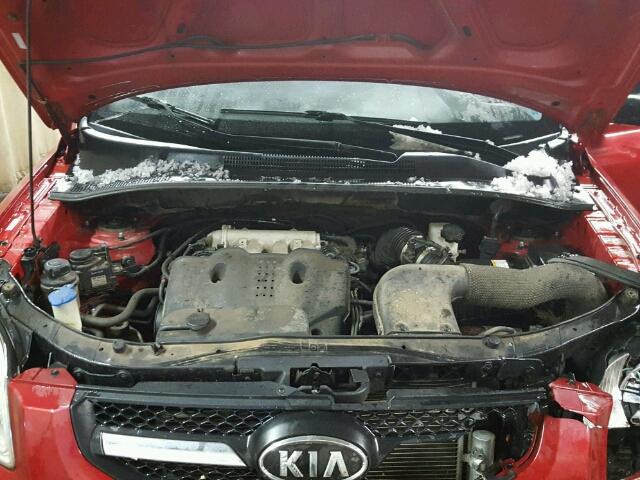 KNDJE723897602428 - 2009 KIA SPORTAGE L RED photo 7