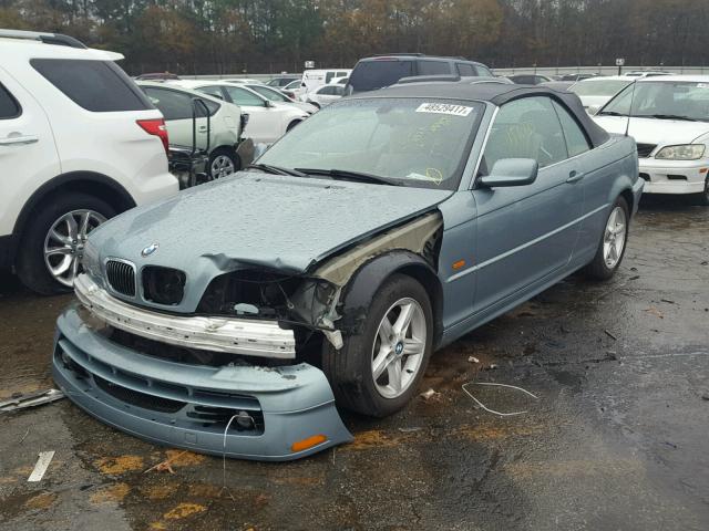 WBABS33453PG91718 - 2003 BMW 325 CI BLUE photo 2