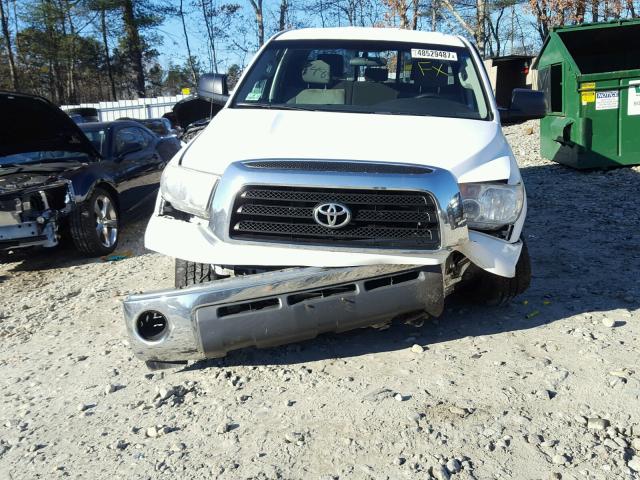 5TBBT54148S461509 - 2008 TOYOTA TUNDRA DOU WHITE photo 9