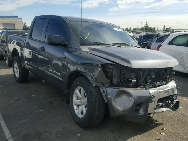 1N6AA07D79N317930 - 2009 NISSAN TITAN XE SILVER photo 1