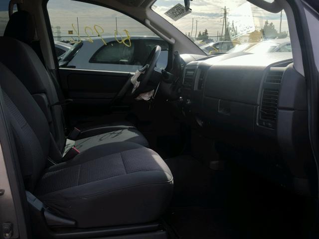 1N6AA07D79N317930 - 2009 NISSAN TITAN XE SILVER photo 5