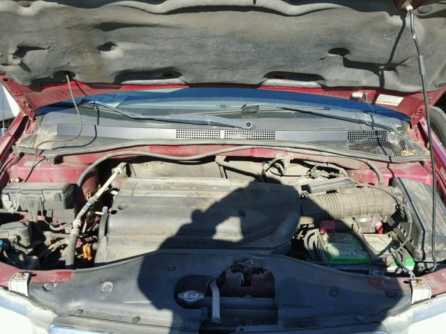 2HKRL18682H565082 - 2002 HONDA ODYSSEY EX RED photo 7