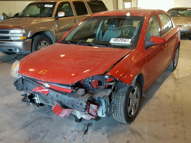 1G1AL58F287246772 - 2008 CHEVROLET COBALT LT RED photo 2