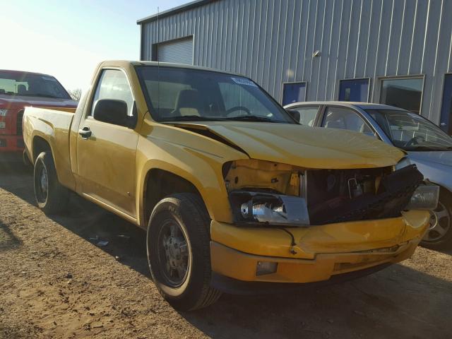 1GCCS148368223642 - 2006 CHEVROLET COLORADO YELLOW photo 1