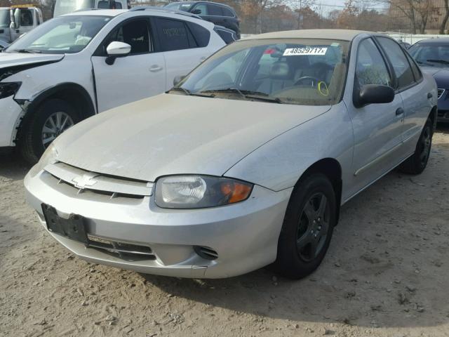 1G1JC52F447184634 - 2004 CHEVROLET CAVALIER SILVER photo 2